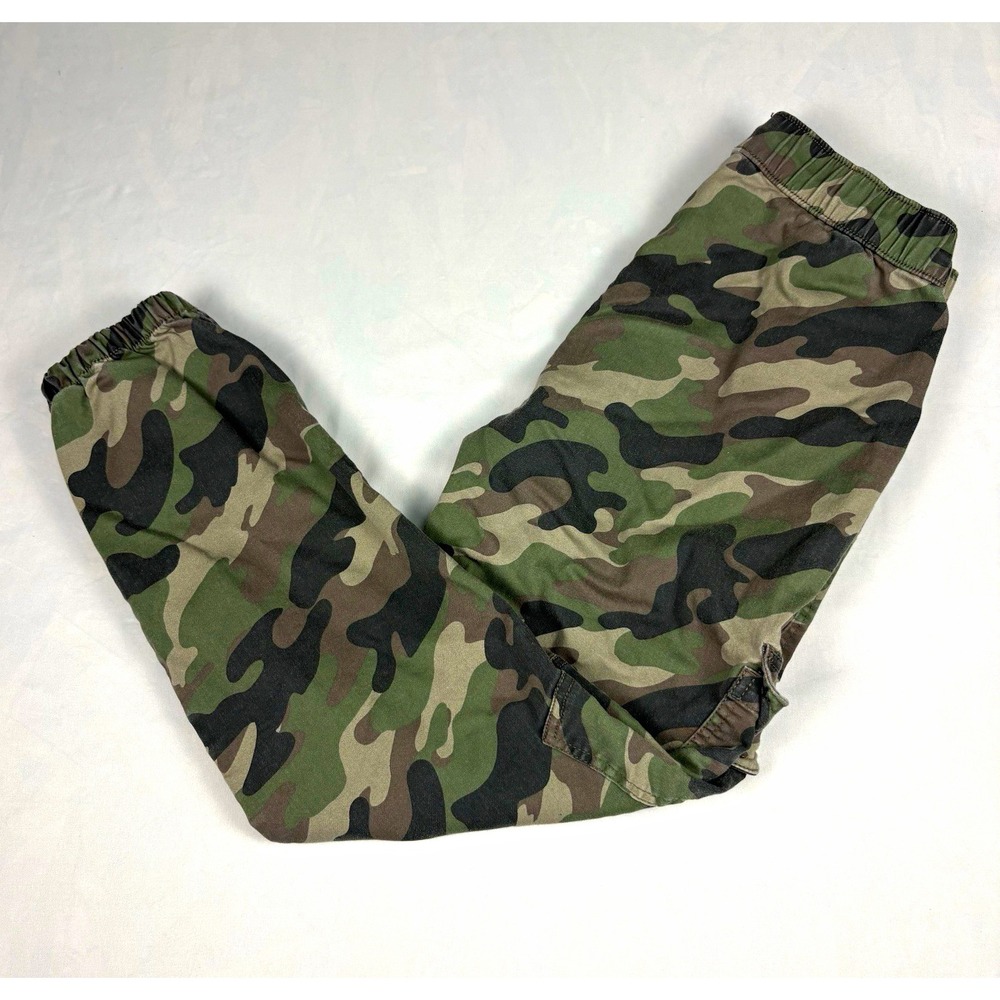 Camo Jogger Cargo Pants Women's Juniors S 4-6 Soldier Halloween Costume Military